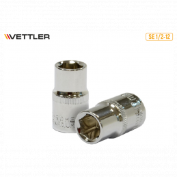 Головка торцевая VETTLER SE 1/2-12 12 мм (6-гр. квадрат 1/2)