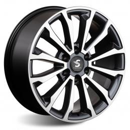 КиК КР006 (20_ Chevrolet Tahoe IV) 8.5x20 PCD6x139.7 ET27 Dia77.9 Diamond Black Gris