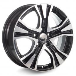 КиК Volkswagen Jetta (KC673) 7x17 PCD5x112 ET54 DIA 57.1  Алмаз-черный